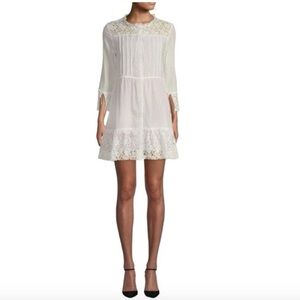For Love And Lemons White Tiered Ruffled Sundress